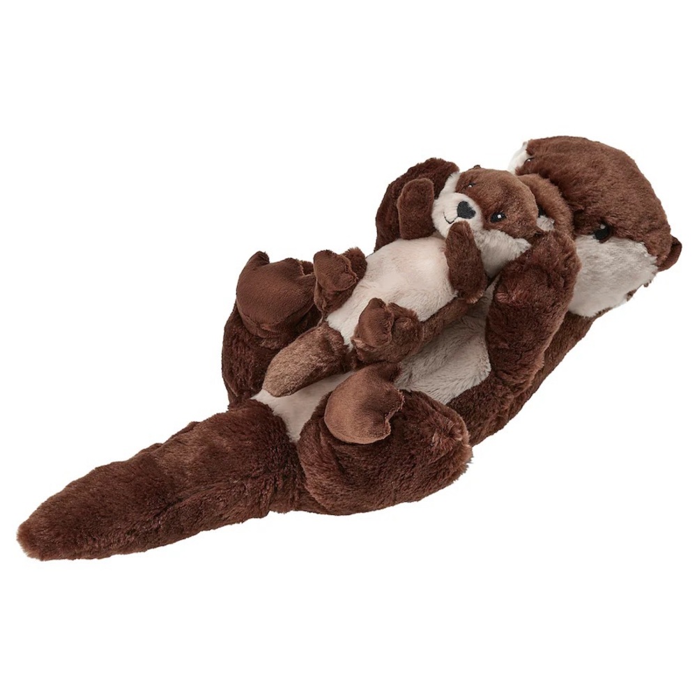 2 Adorable Brown Otter Stuffed Animal Toys